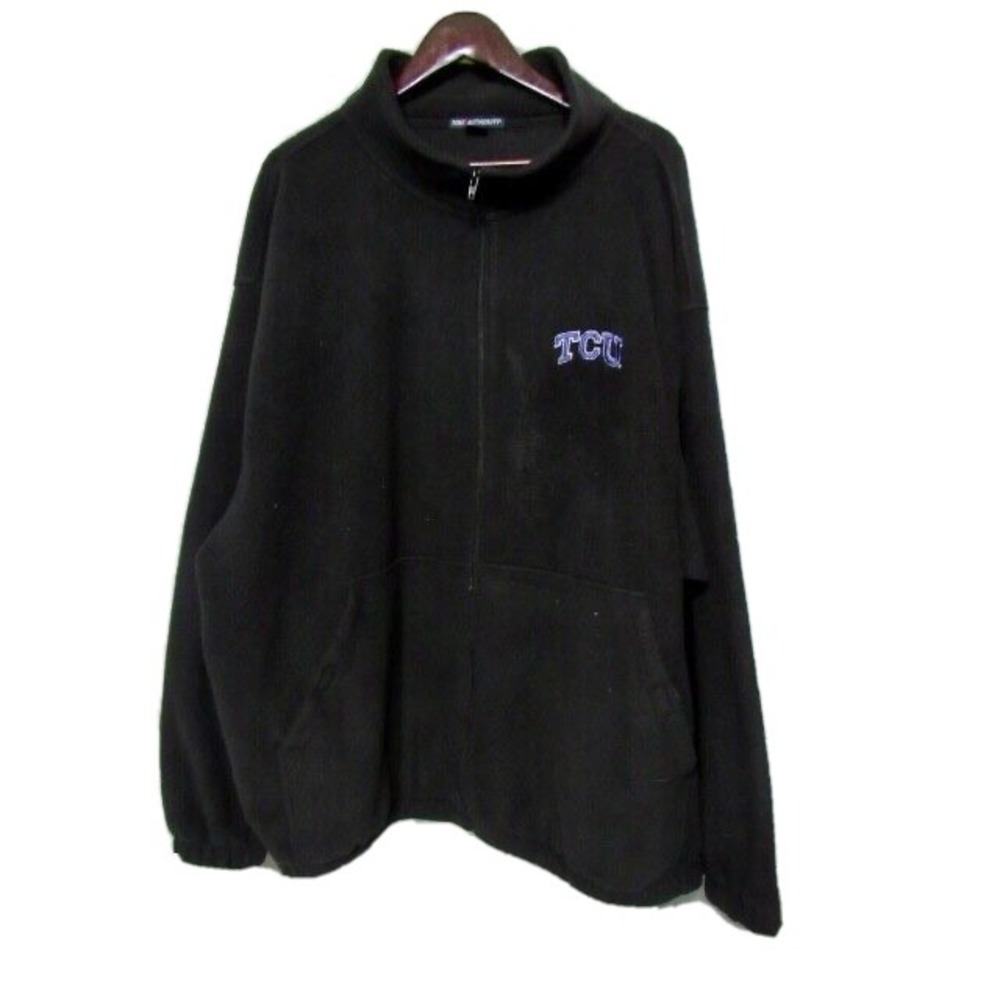 Port Authority TCU HORNED‎ FROGS Black Fleece  Jacket Size 4X